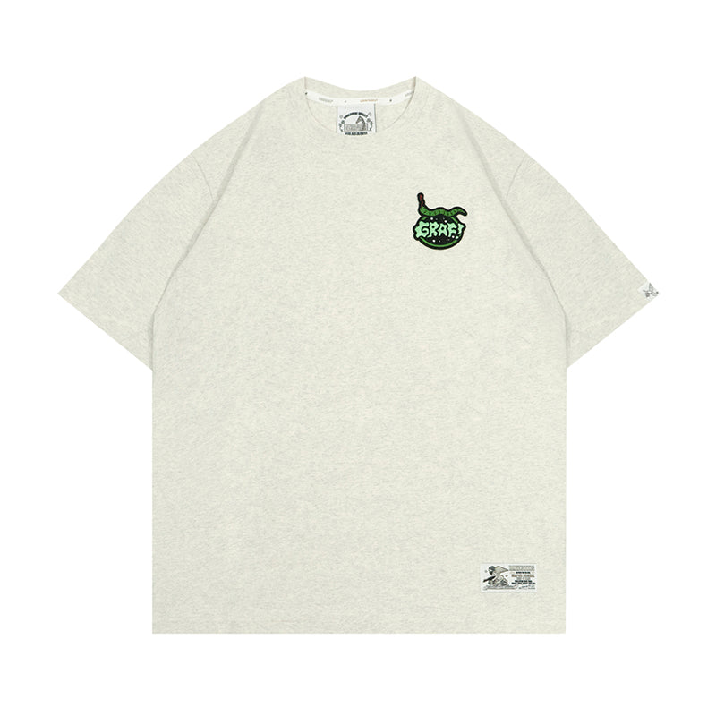 GRAFWU Green Mini Snake T-Shirts