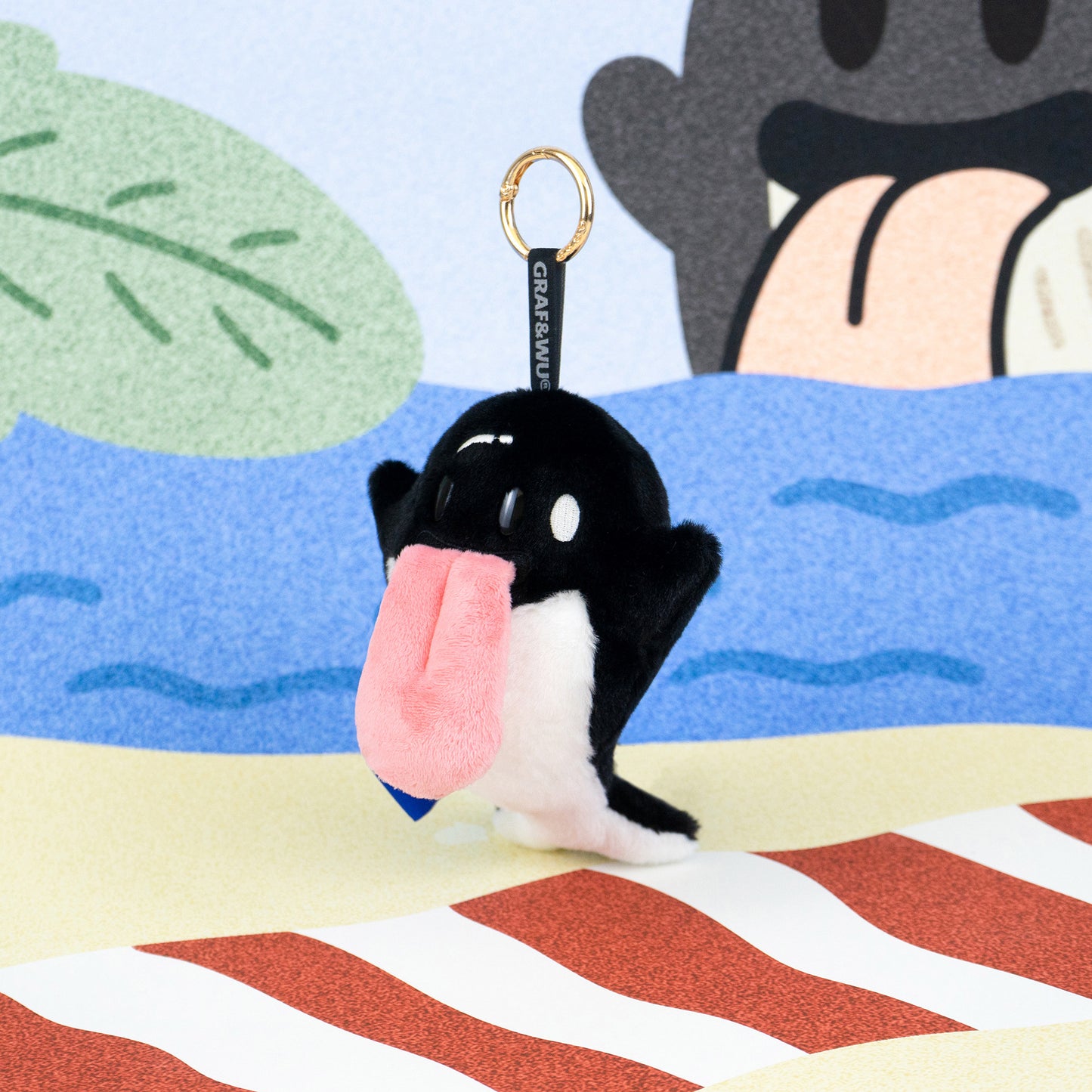 GRAF&WU Ocean Character Series Plush Bagcharm