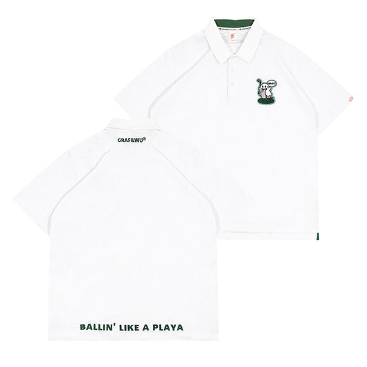 GRAF&WU Ballin BooGhost Golf Cute Ghost 2.0 Polo T-Shirt