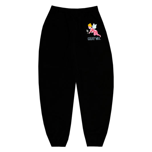 GRAF&WU Angel Goddess Ice Cream Vintage Women Casual Trousers