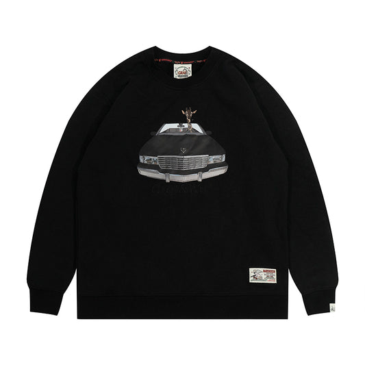 GRAF&WU Giraffe Classic Convertible Fleece Crew Neck Sweatshirt