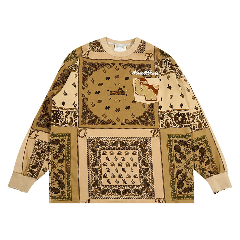 GRAF&WU Paisley 3.0 Vintage Long-sleeved Shirt