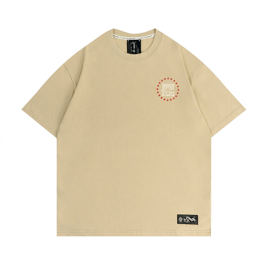 GRAF&WU Stylish Arabic Letter Design Pattern Cozy T-shirt
