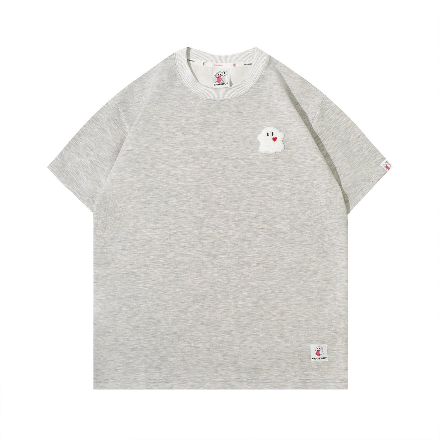 GRAF&WU Fashion Booghost Character Couple T-Shirt Valentine's Day Gifts