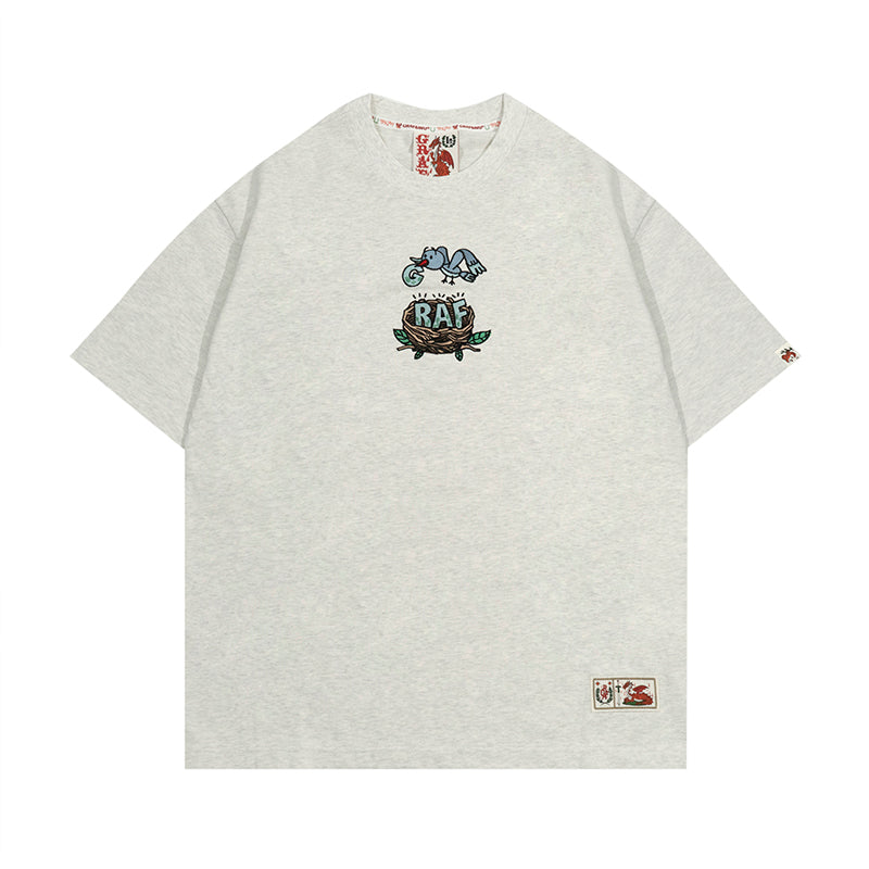 GRAFWU Little Blue Bird Holding G T-Shirts