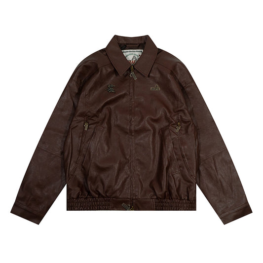 GRAF&WU Bronze Metal Angel Giraffe Retro Coat