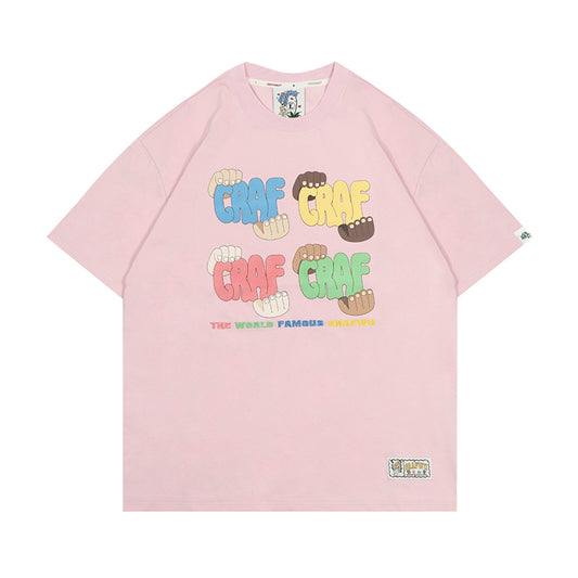 GRAFWU Cute Global Village Unity Theme T-Shirts