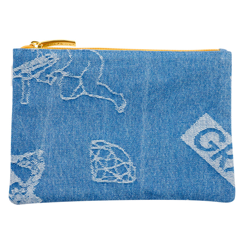 GRAF&WU AK47 Angel Jacquard Denim Storage Bag | Streetwear Organizer