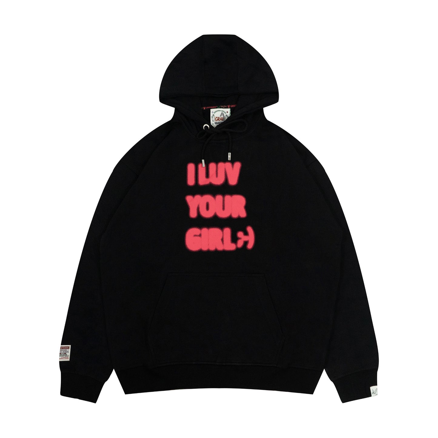 GRAF&WU I LUV Your Girl Declaration Confession Fashion Hoodie