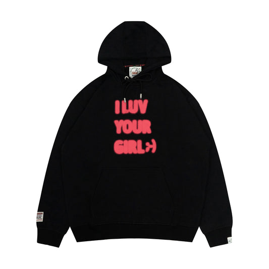 GRAF&WU I LUV Your Girl Declaration Confession Fashion Hoodie