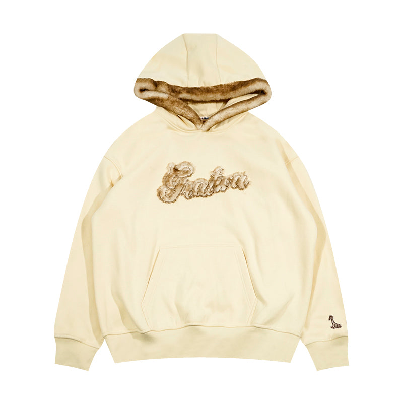 GRAF&WU Fashion Faux Fur Luxury Oversize Thick Hoodie