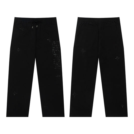 GRAF&WU Star Pattern Design Outdoor Sports Windproof Pants