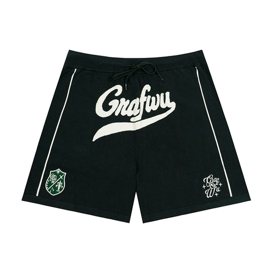 GRAF&WU Letter Soccer Team Sports Shorts