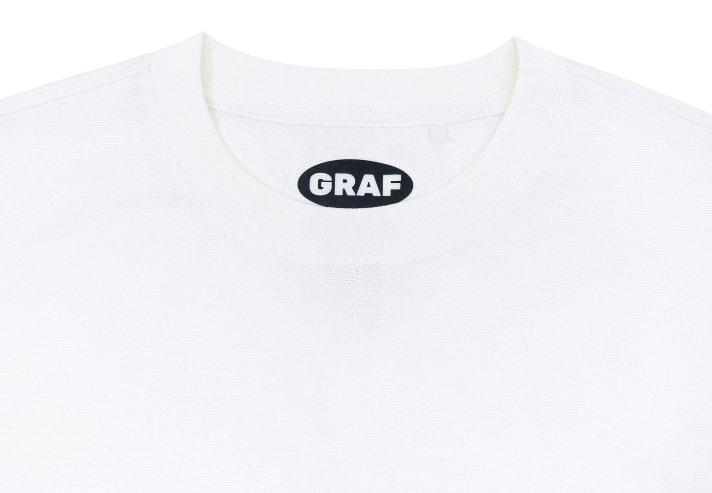 GRAF&WU Mini Embroidered Tencel Cozy Regular Shoulder Fit T-shirt