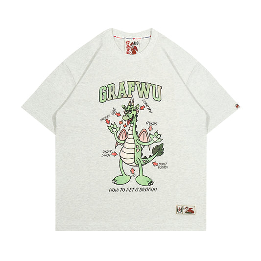 GRAF&WU Touch A Green Dragon Guide Fun T-Shirts