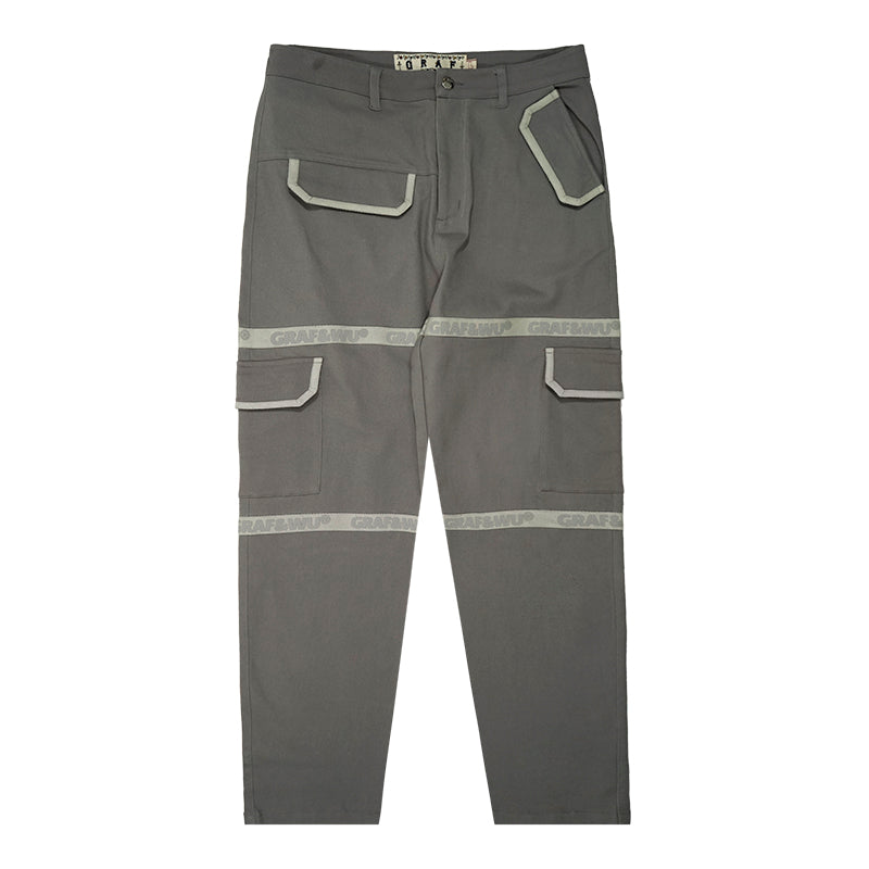 GRAFWU Retro Old School Canvas Trousers