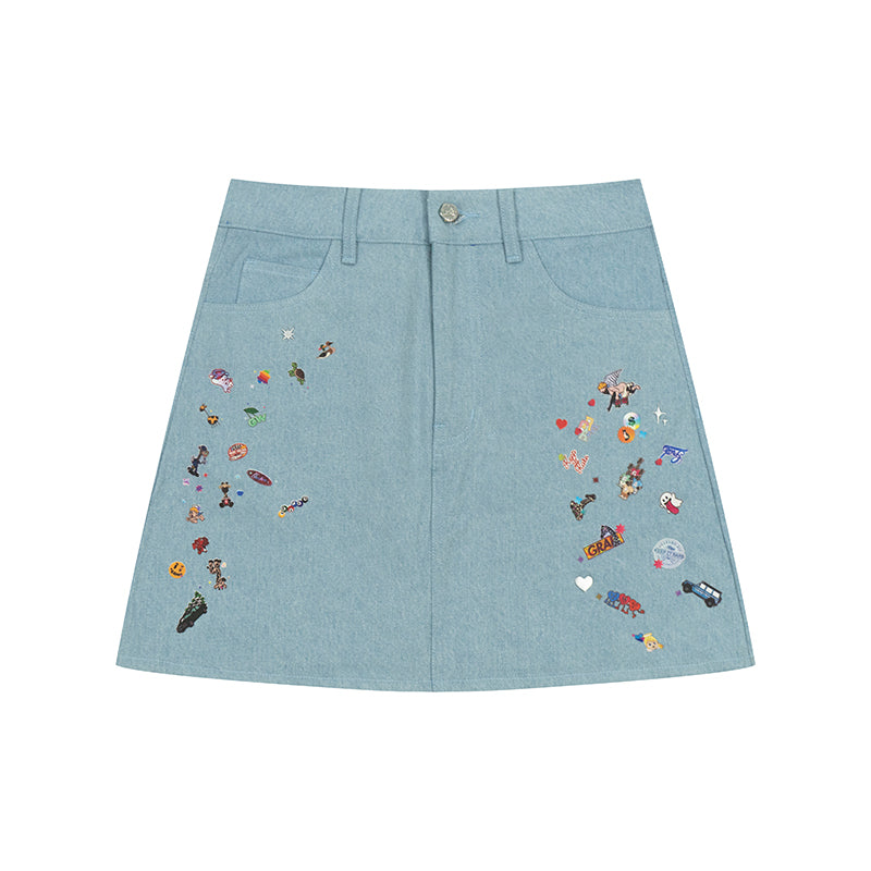 GRAFWU Y2k Fashion Short Skirt