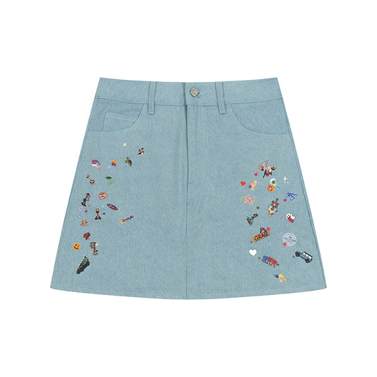 GRAFWU Y2k Fashion Short Skirt
