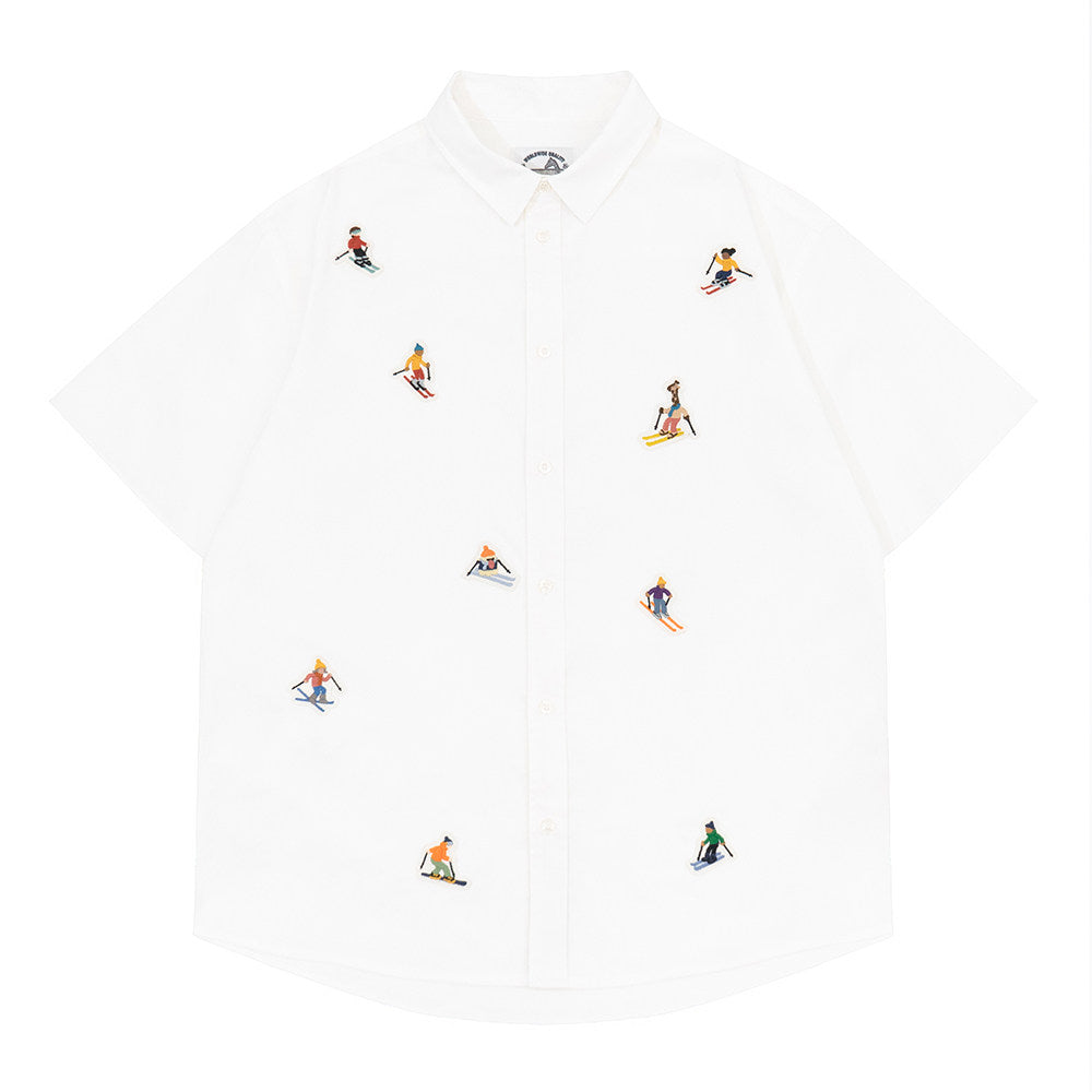 GRAF&WU Sports Giraffe Mini Embroidered T-Shirt
