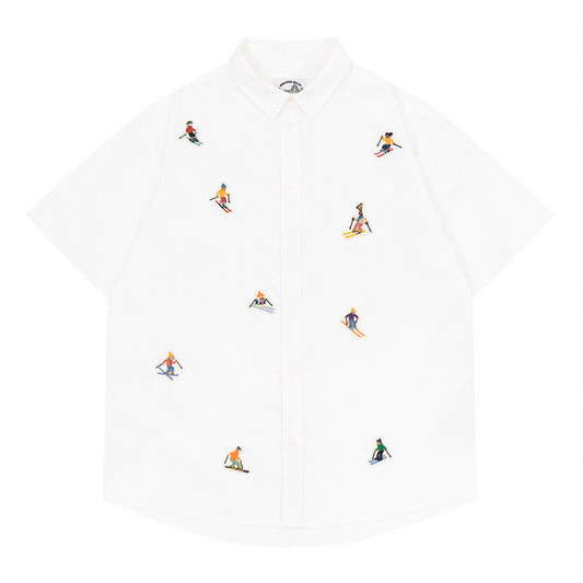GRAF&WU Sports Giraffe Mini Embroidered T-Shirt