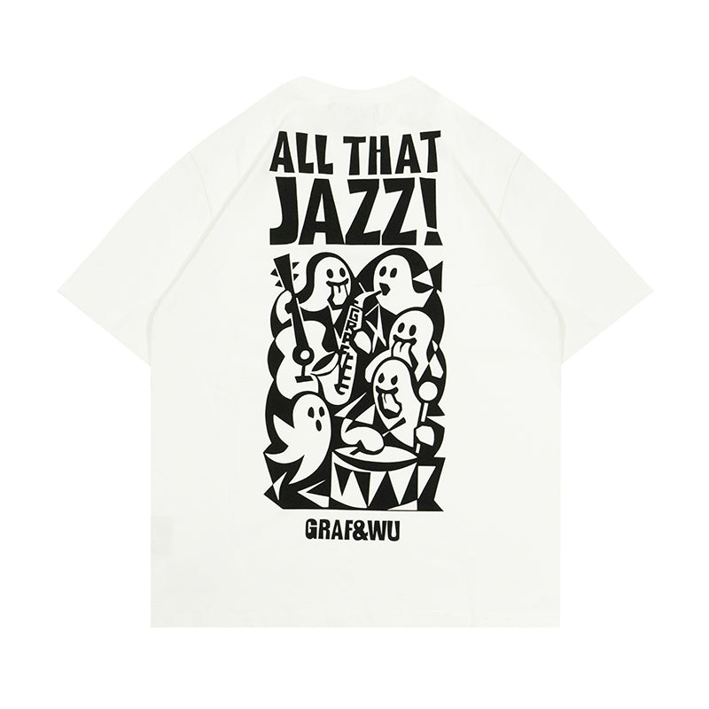 GRAF&WU Jazz! Cute Ghost T-Shirts