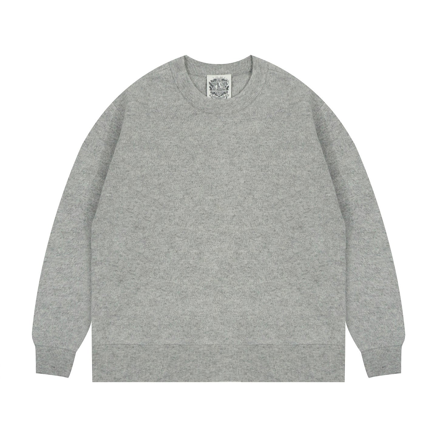 GRAF&WU Cashmere Old Money Vibe Knitted Crew Neck Sweater