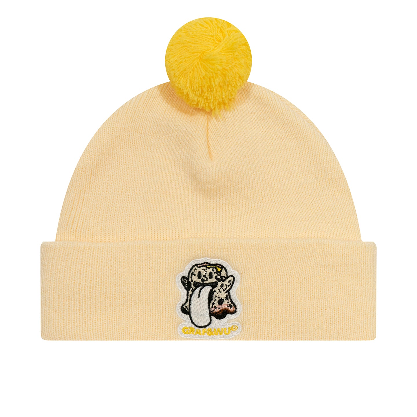 GRAF&WU Quail Egg Cute Ghost Character Knitted Beanie