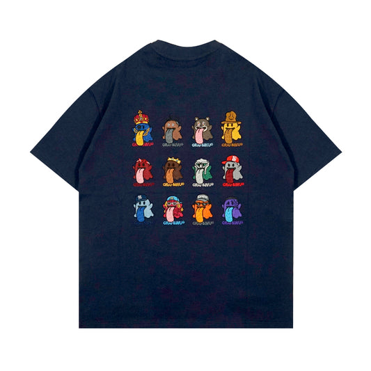 GRAFWU Rapper Boo Ghost Embroidered T-Shirts