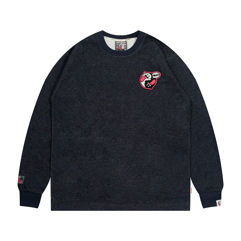 GRAF&WU 12 Five Elements Cute Ghost Character Long Sleeve Shirt