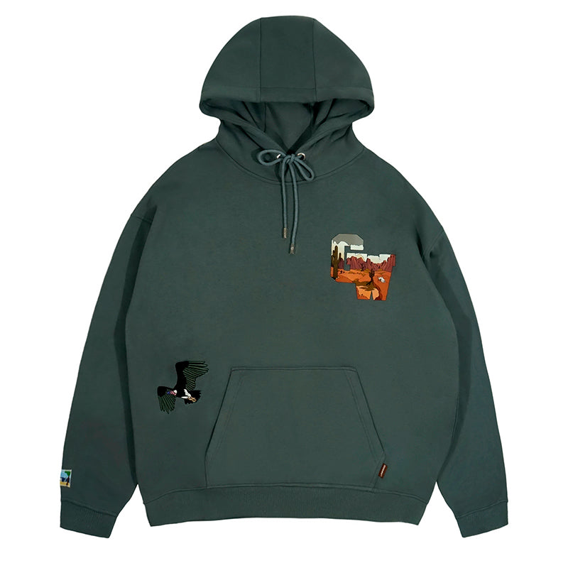 GRAF&WU Western World Landscape Painting GW Hoodie
