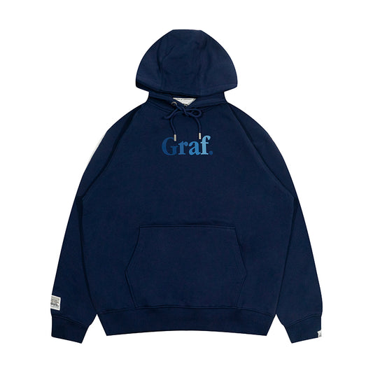 GRAF&WU Gradient Graf Fleece Oversized Streetwear Hoodie
