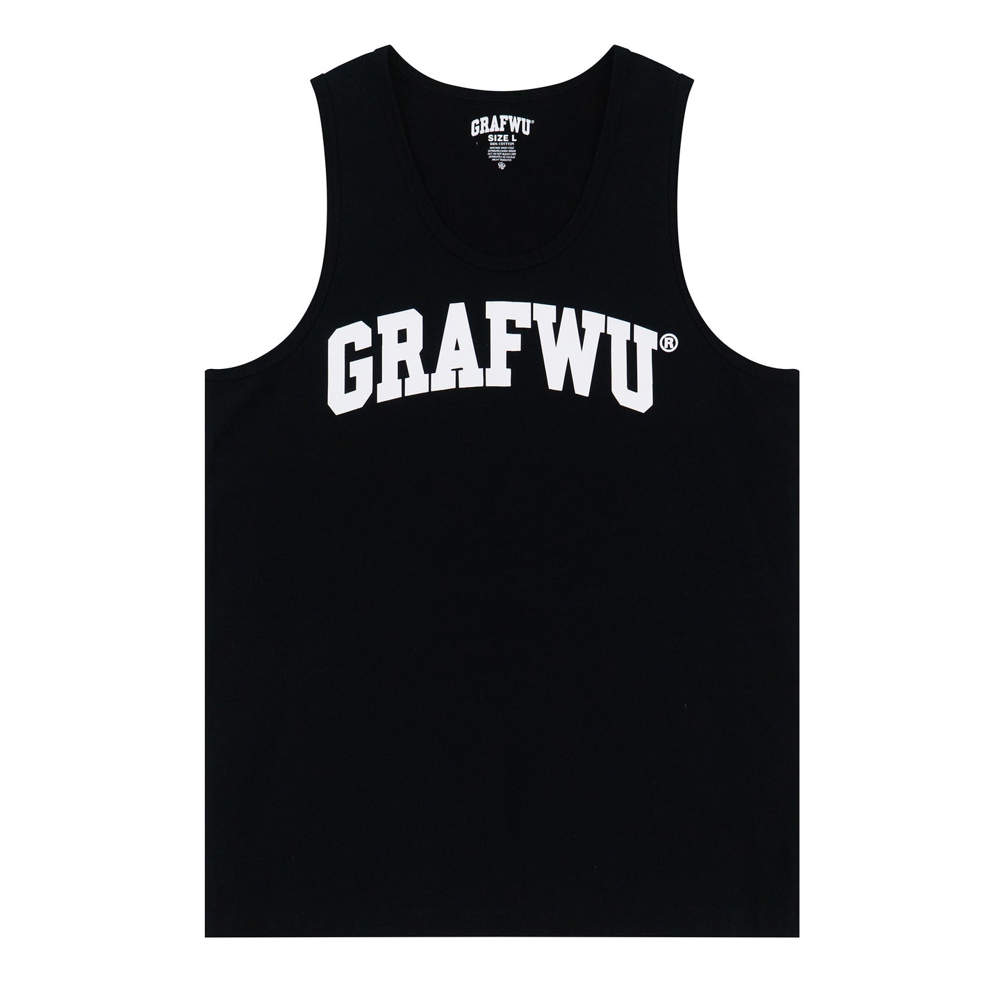 GRAF&WU Letter Graphic Sleeveless Vest – Streetwear Tank Top