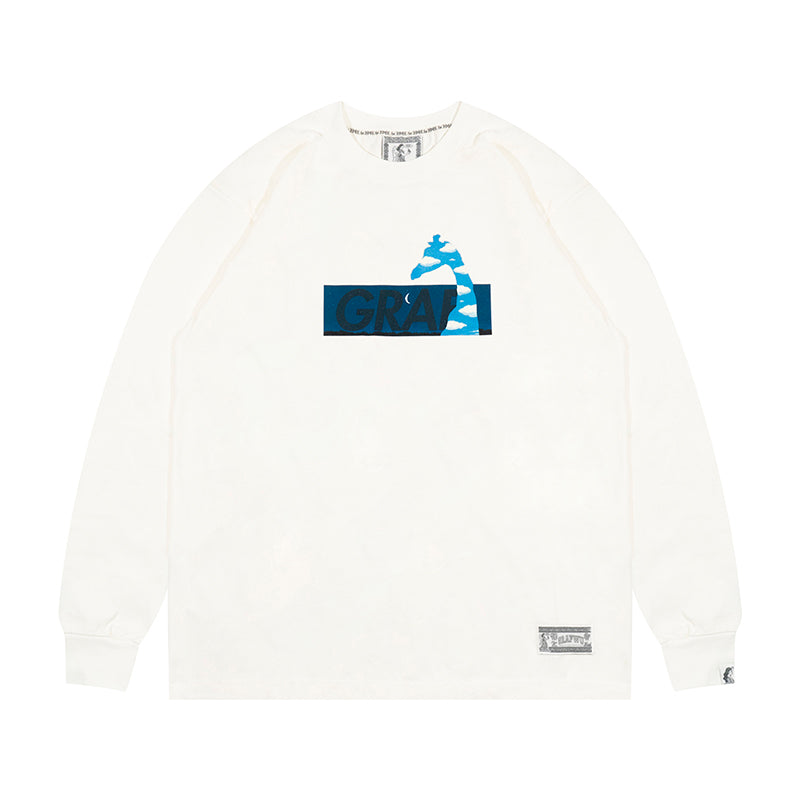GRAF&WU Tribute Artist Magritte Sky 100% Cotton Long-sleeved Shirt
