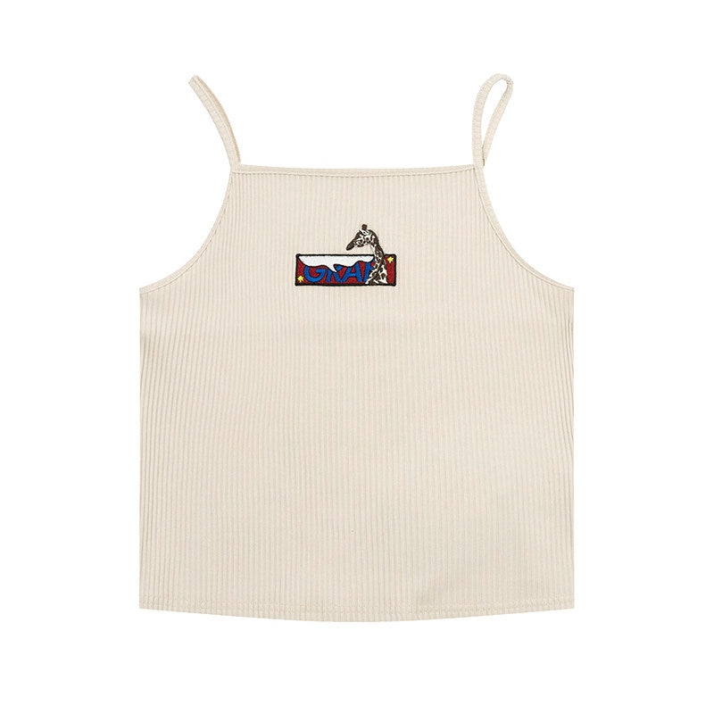 GRAF&WU Y2K Hot Girl Retro Cropped Tank Top