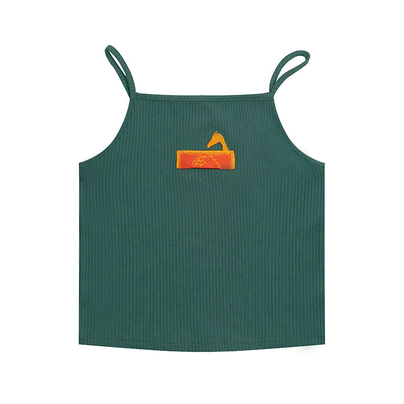 GRAF&WU Y2K Hot Girl Retro Cropped Tank Top
