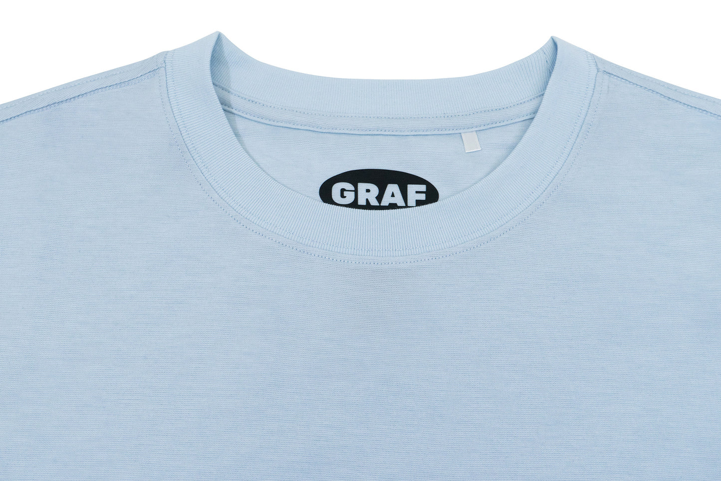 GRAF&WU Mini Embroidered Tencel Cozy Regular Shoulder Fit T-shirt