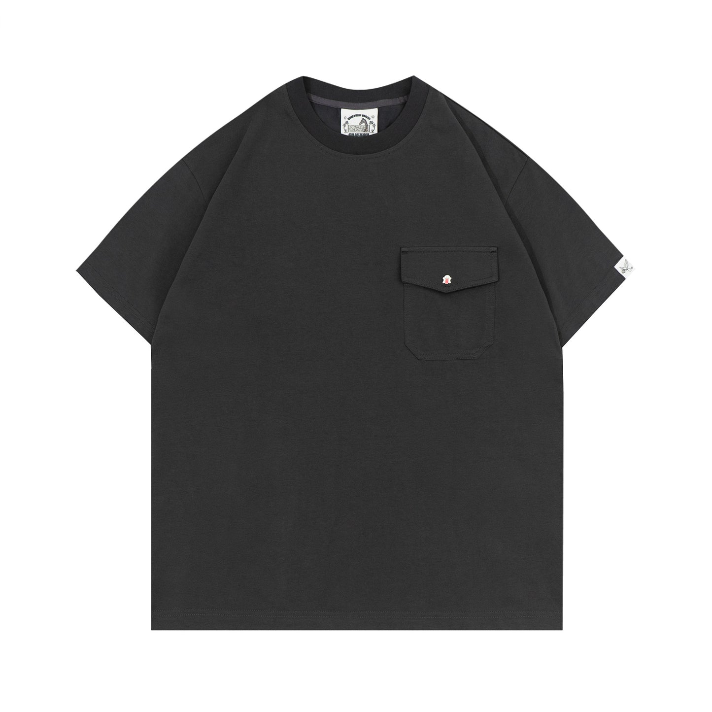 GRAF&WU Clean fit Style Fashion Pocket Design Cooling T-Shirt