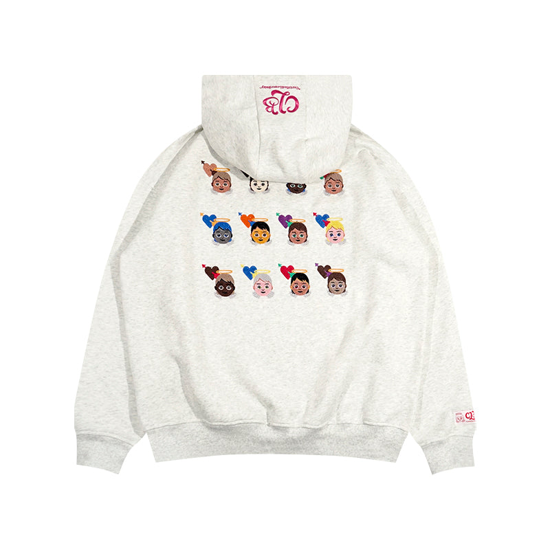 GRAF&WU Certified Lover Baby Embroidered Loose Fleece Hoodie
