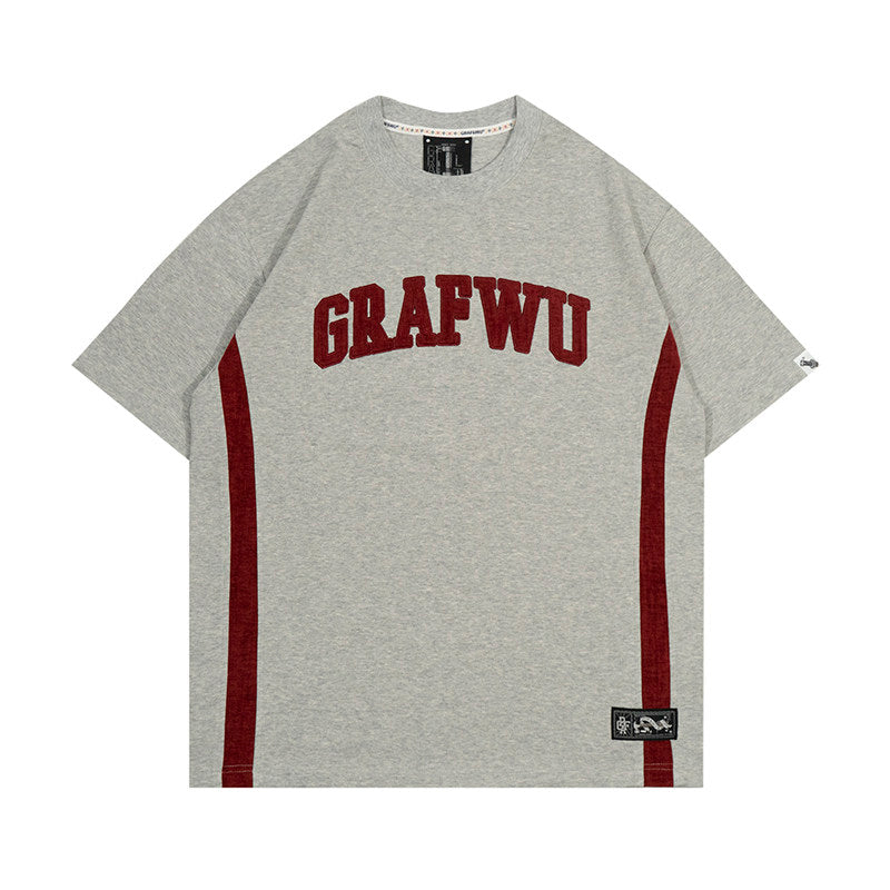 GRAF&WU Brand Letter Fashion Streetwear T-shirt
