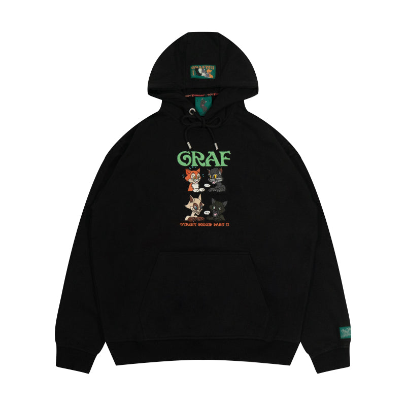 GRAF&WU StreetGossip 4 Series Devil Cat Tiger Fashion Hoodies