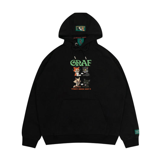 GRAF&WU StreetGossip 4 Series Devil Cat Tiger Fashion Hoodies