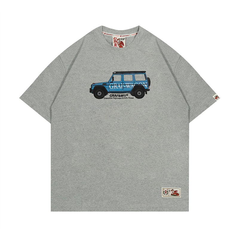 GRAFWU G-Wagon Off-Road Vehicle Pattern Design T-Shirt