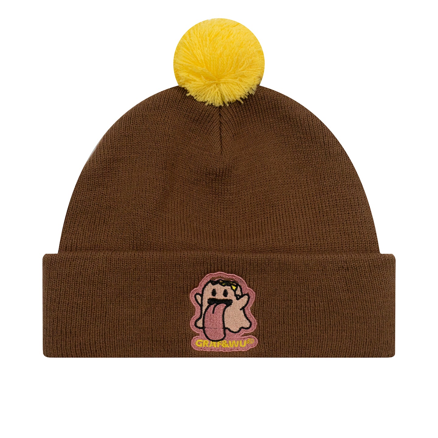 GRAF&WU Quail Egg Cute Ghost Character Knitted Beanie