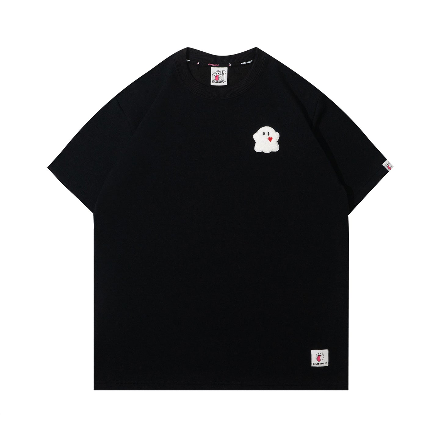 GRAF&WU Fashion Booghost Character Couple T-Shirt Valentine's Day Gifts