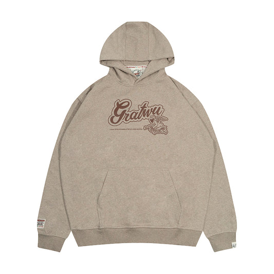 GRAF&WU AK Angel Letter Print Hoodies