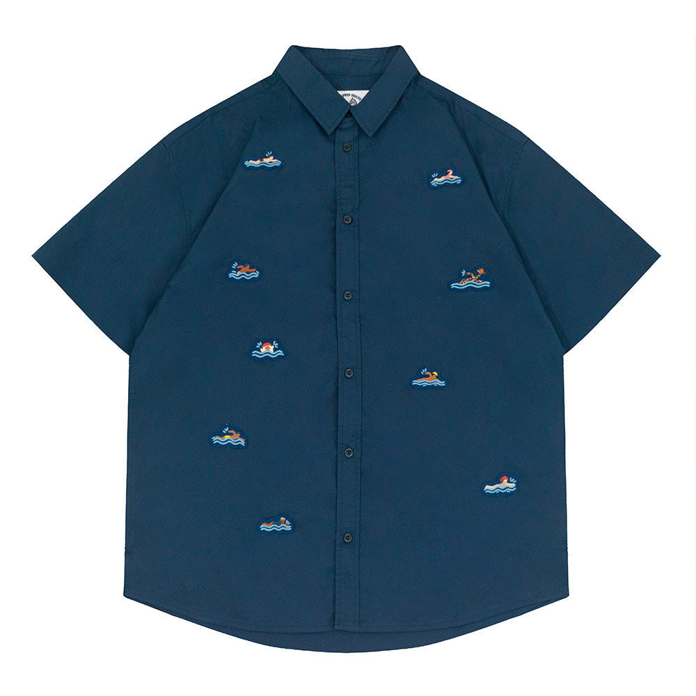 GRAF&WU Sports Giraffe Mini Embroidered T-Shirt