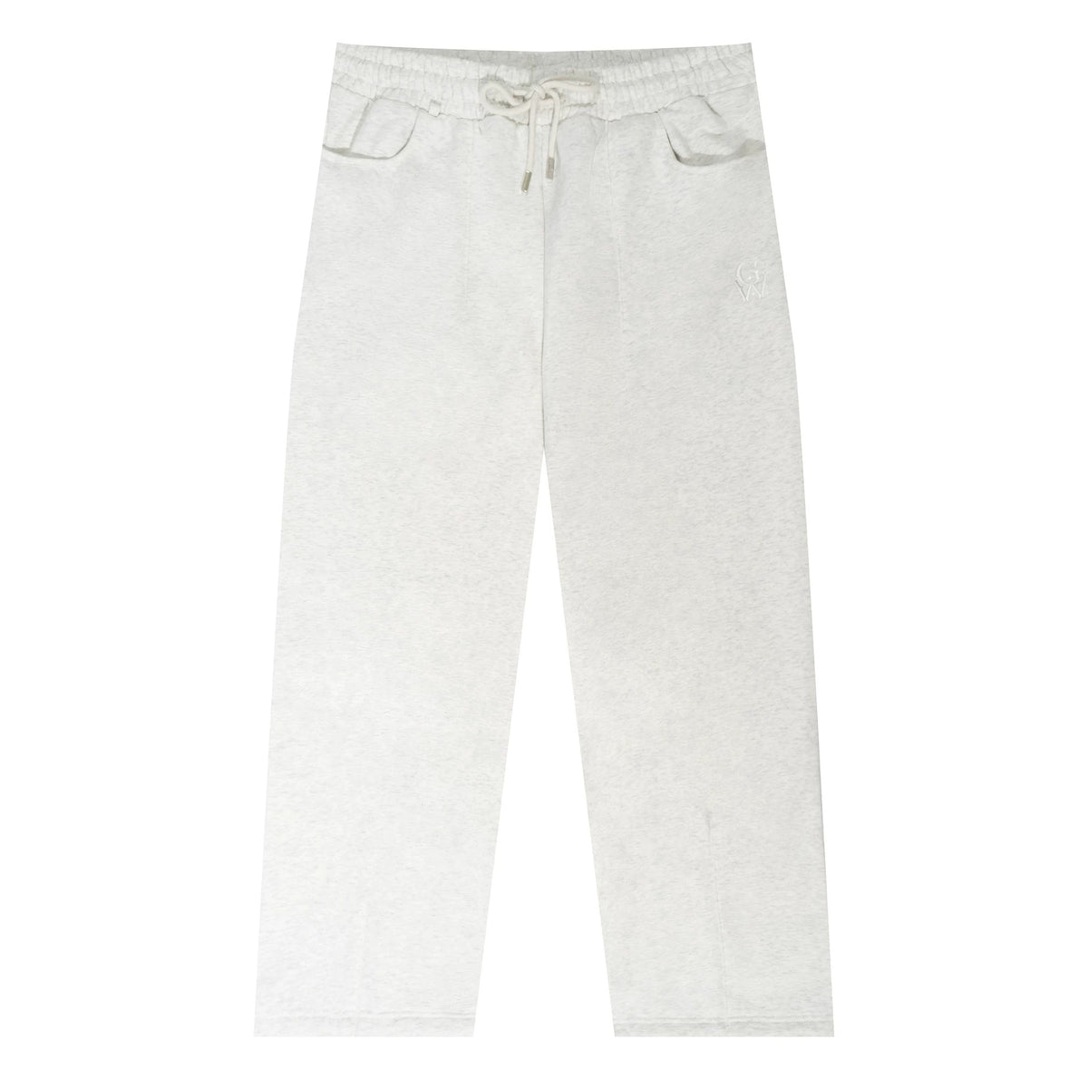 GRAF&WU Unisex Embroidered Cotton Fleece Sweatpants