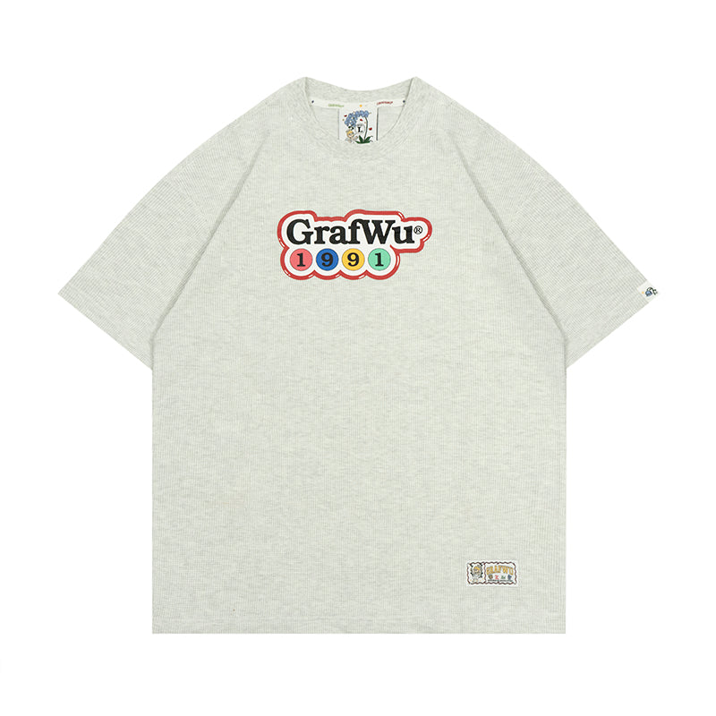 GRAFWU Fashion Logo 1991 Digital Printing T-Shirt