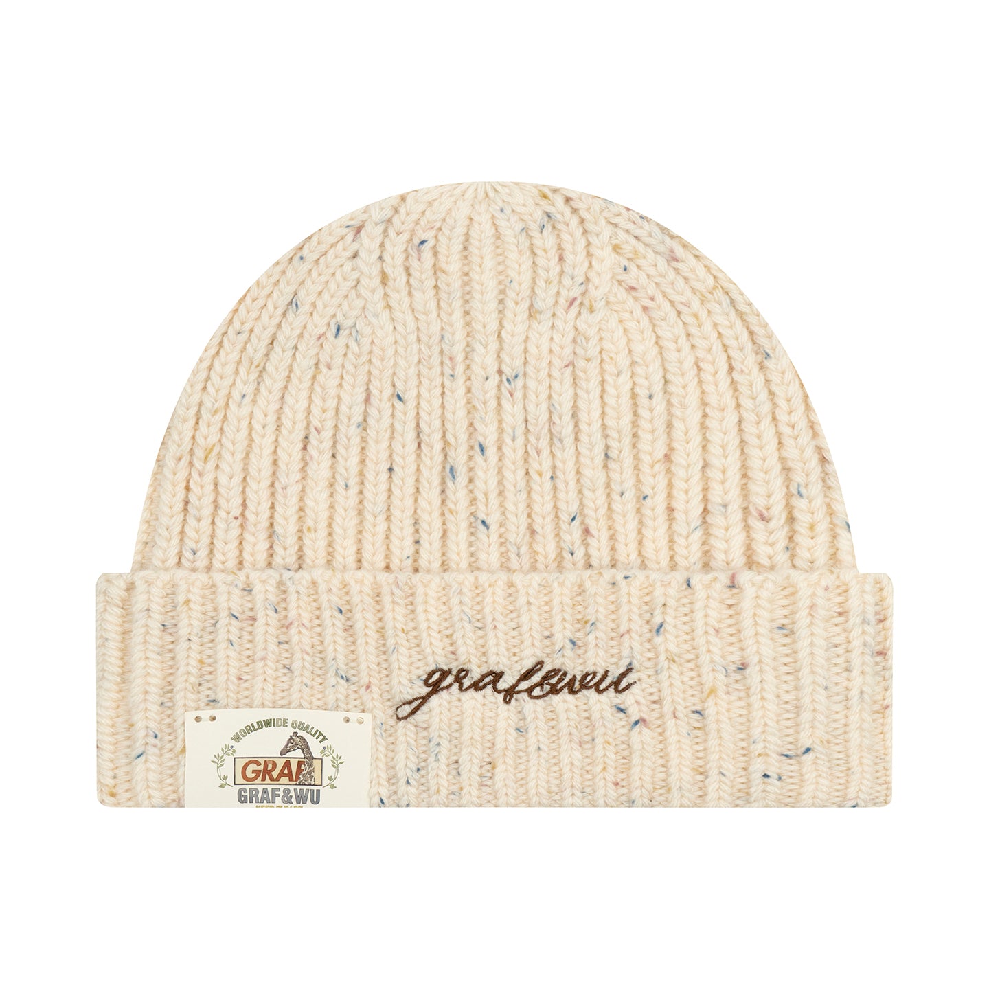 GRAF&WU Letter Fashion Warm Wool Knitted Beanie