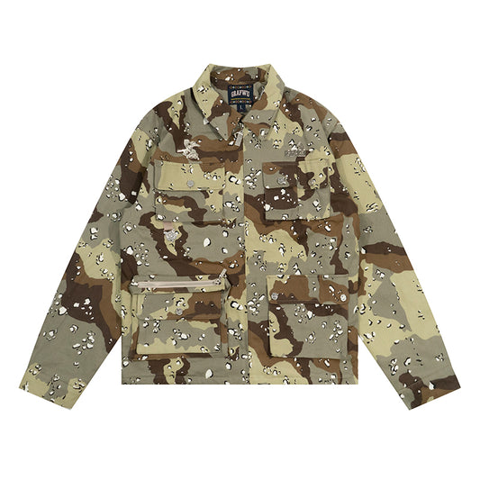 GRAF&WU Metal AK47 Angel Giraffe Camouflage Jacket